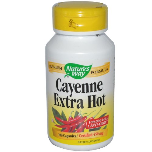 Nature's Way Cayenne Pepper Capsules for Pain Relief, Natural Supplement for Joint Health and Digestive Support
| Natur